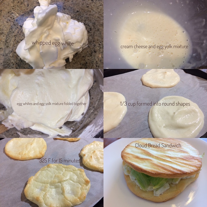 cloud bread collage